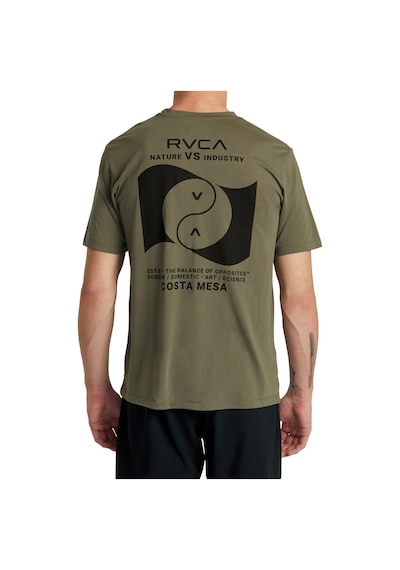 Rvca Rvca Balance Banner Erkek Tişört 695 Yeşil