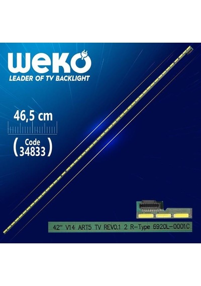 42 V14 Art5 Tv Rev0.1 2 R-type 6920l-0001c - 46.5 Cm 48 Ledli - Wk-385 Gri/siyah