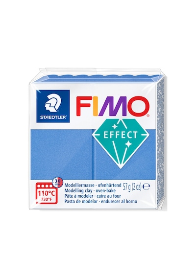 Staedtler Fimo Effect Polimer Kil 57 Gr. T31 Metallic Blue