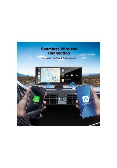 9003d, 10.26 İnç Kablosuz Carplay & Android Auto Ekran, 4k Dvr Ön Yol Kayıt - 1080p Arka Park Kamera Diğer