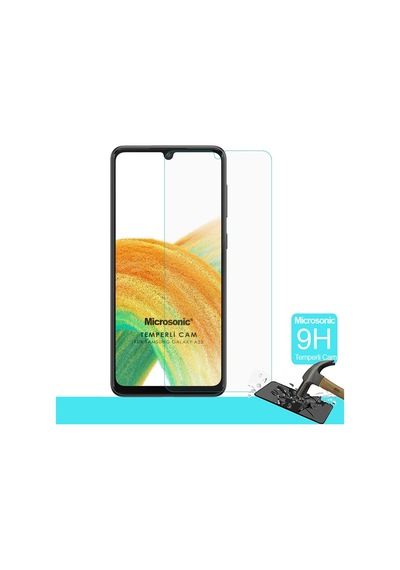 Microsonic Samsung Galaxy Uyumlu A33 5g Tempered Glass Cam Ekran Koruyucu