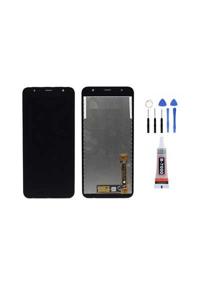Samsung J6 Plus J610 Siyah Uyumlu Lcd Ekran Dokunmatik Tamir Seti Yapıştırcı Set Yedcom