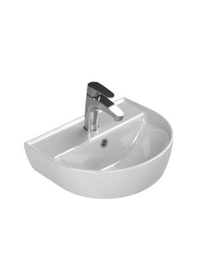 Turkuaz Seramik Bella Banyo Lavabo 35 x 45 CM (Bella Yarım Ayaklı)