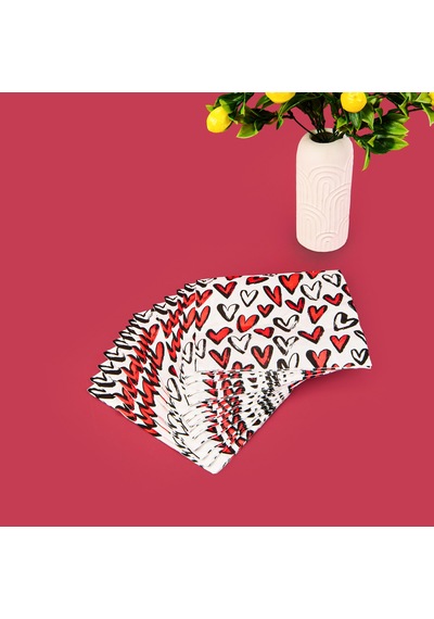 Houseware Kalpli 16'lı Peçete - Asorti - 33 Cm