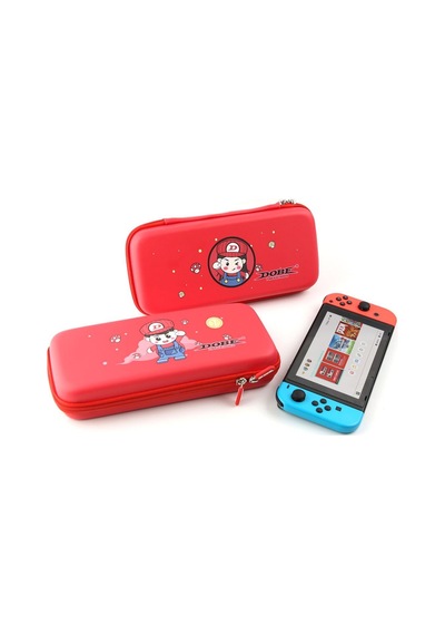 Nintendo Switch/switch Oled Oyun Konsolu Koruyucu Taşıma Ve Seyahat Çantası Kırmızı