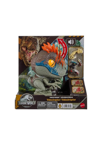 Jurassic World Yeme Ve Püskürtme Mekanizmalı Velociraptor Jkg86