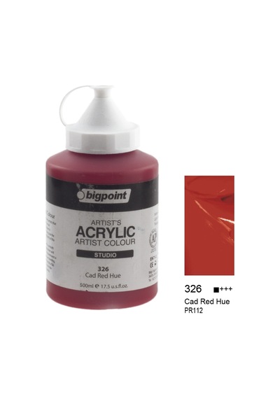 Bigpoint Akrilik Boya 500 Ml Cad Red Hue 326 N11.3841