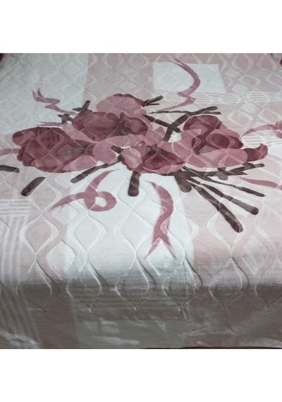 Kalın Peluş Çift Kişilik Battaniye 4kg Pembe