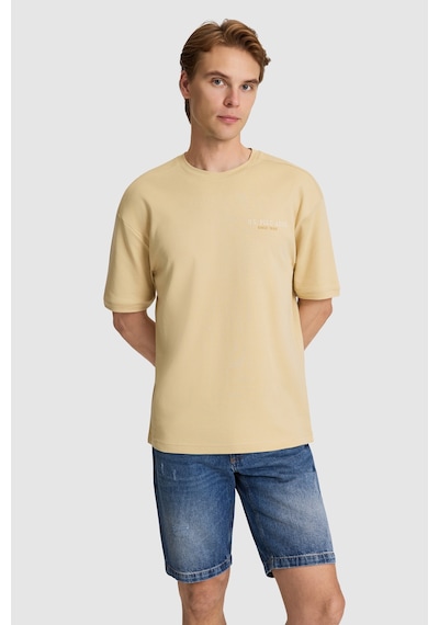 U.s. Polo Assn. Erkek Bej Tişört 50327169-vr011