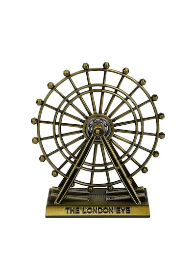 Dekoratif Metal The London Eye Biblo Dönme Dolap Biblo 9 Cm