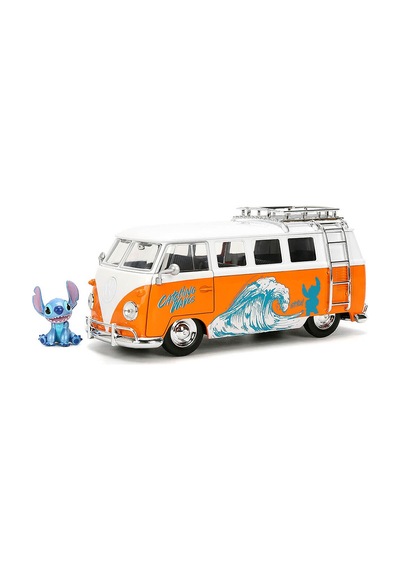 Disney Stitch 1961 Volkswagen Bus Ve Stitch Figürü 124