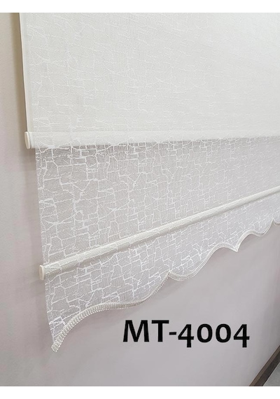 Bbb Çift Mekanizmalı Tül Stor Perde 4 Desen Seçeneği Mt-4004