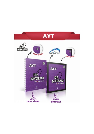 Dr.biyoloji Ayt Soru Bankası&video Ders Kitabı Set