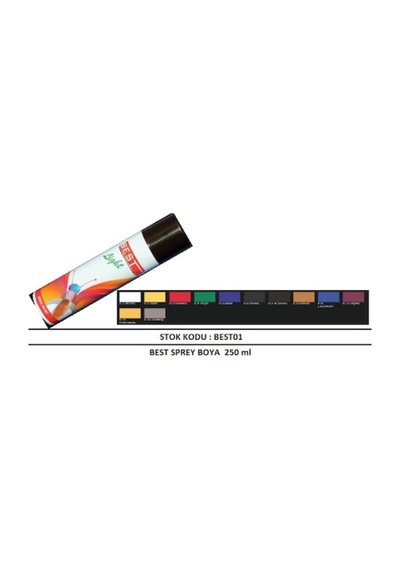 Bisiklet Sprey Boya Best Sprey Boya 250 Ml 1.Sınıf