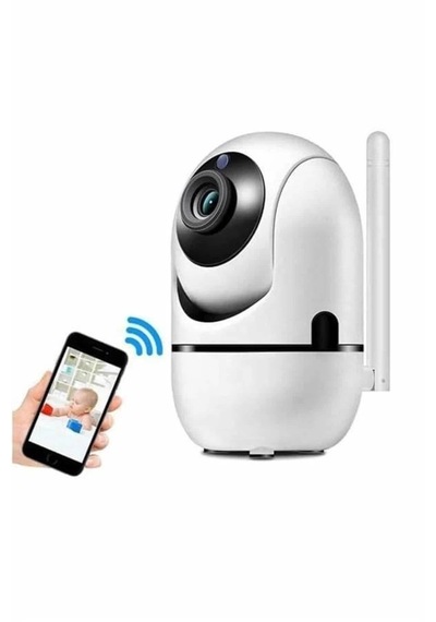 Mey İthalat 360 Full Hd Akıllı Kamera Hareket Sensörlü Wifi Kamera Çocuk Güvenlik Kamerası