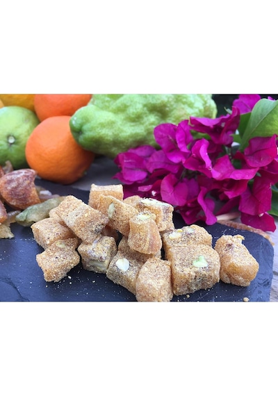 Bodrum Yadigarı Şeker İlavesiz Mandalin Küpleri Antep Fıstıklı 750 G
