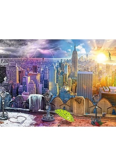 160082 Puzzle 1000 Parça 1996 Özel Gate Köprüsü, Çok Renkli
