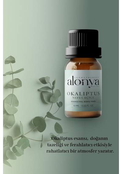Okaliptus Nefes Açıcı Esansiyel Uçucu Koku Yağı Buhurdanlık Oda Kokusu Aromaterapi Yağı 10 Ml Okaliptus