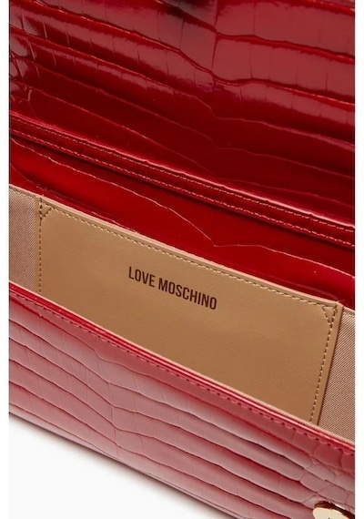 Love Moschino Omuz Çantası Croco Jc4294pp0lkj0500 Kırmızı