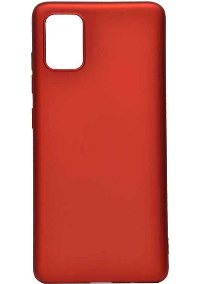 Samsung Uyumlu Galaxy A71 Kılıf Zore Premier Silikon Kapak Kırmızı