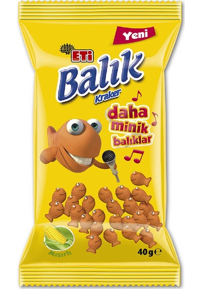 Eti Balık Kraker Mısırlı 40 G