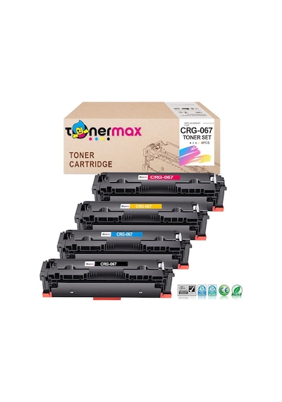 Tonermax Canon Crg-067 Uyumlu Toner Takım / Lbp-631cw - Lbp-633cdw - Mf-651cw - Mf-655cdw - Mf-655cx - Mf-657cdw