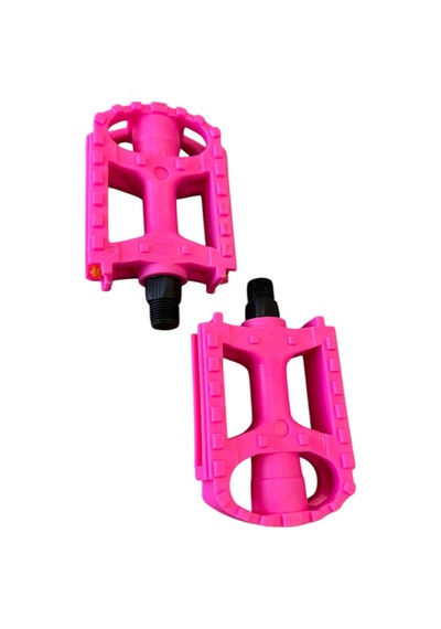 Pedal Mx-p620 Bmx Reflektörlü Bisiklet Pedalı Pembe Plastik Dış Yüzey Pedal Çocuk Bisiklet Pedal