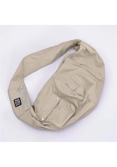 Pawstar 26062 Bej Crossbody Kedi Köpek Taşıma Çantası-21646