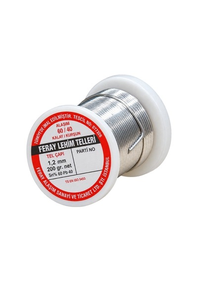60/40 Lehim Teli 1.2 Mm 200 Gr