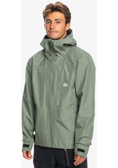 Quiksilver Over Cast Gore Tex Jk Erkek Mont-27702-yeşil
