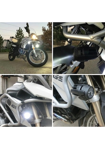 Knmaster Gold Serisi Shark 30w Bmw Motosiklet Sis Farı Tekli N11.3161