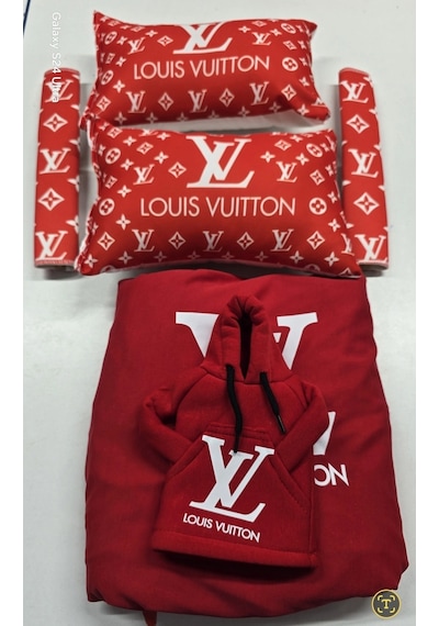Lv Süper Set Dörtlü Servis Kılıfı + İkili Yastık Ve Kemer Kılıfı +vites Poları 04767096