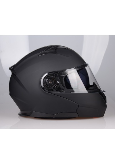 Lazer Golden Çene Açılır Kask Mat Gri Mat Siyah