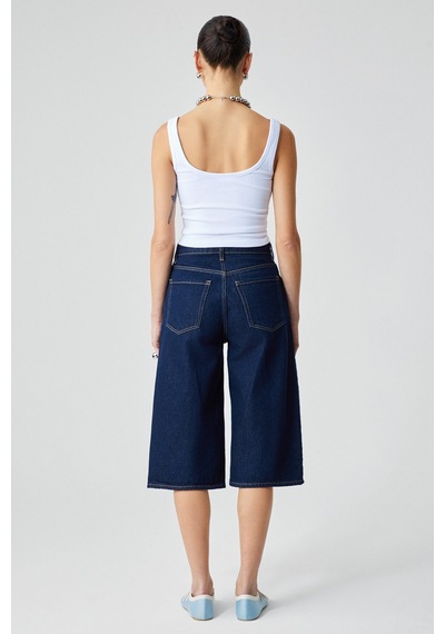 ETHIQUET A YONA Kadın Slim Fit U Yaka Beyaz Atlet