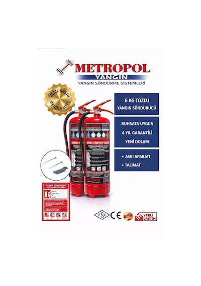 Yangın Tüpü Kkt Kimyevi 6 Kg -5423 One Line - 852081930