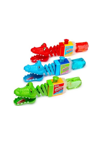 Unibon Sevimli Timsah Çilek Aromalı Lolipop 17 gr.