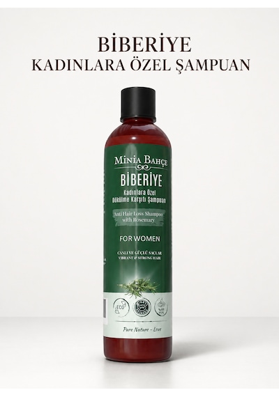 Biberiye Şampuan Biberiye Yağı, Biotin Ve Panthenol İçeren Saç Ve Saç Derisi Bakım Şampuanı, 400 Ml Zayıf - Yıpranmış