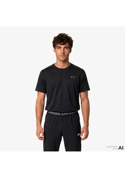Under Armour Velociti Reflct Ss Erkek Siyah Koşu T-shirt 6009518