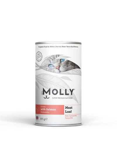 Molly Pate Ezme Somonlu Yavru Kedi Konservesi 395 Gr