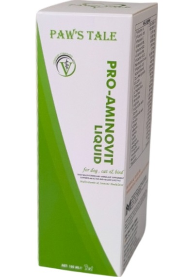 Paws Tale Pro-aminovit Kedi Köpek Kuş Vitamin + Aminoasit Sıvı Takviye 100 Ml