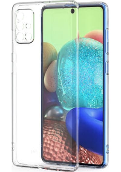 Samsung A71 Uyumlu Kamera Korumalı 3D Şeffaf Silikon Kılıf 455665503