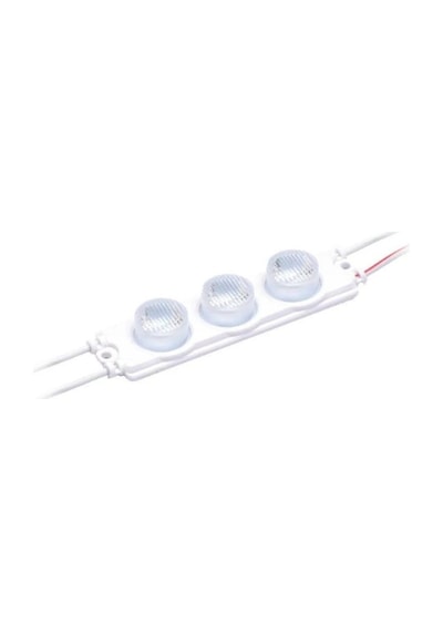 3 Mercekli 3030 Modül Led Gün Işığı 220 Volt 3 Watt 5 Adet