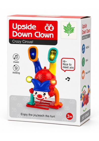 23 Cm Işıklı Ve Müzikli Palyaço Ajan P