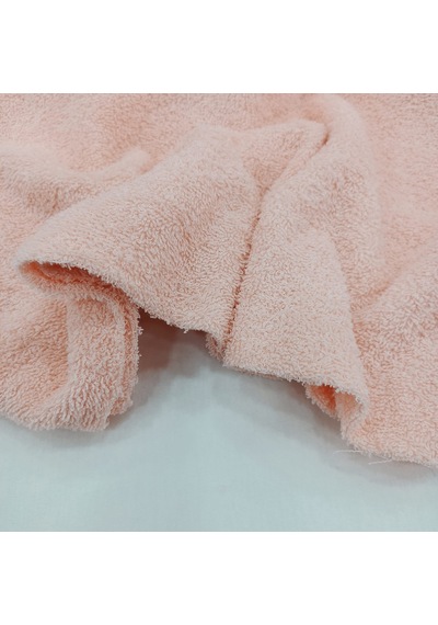 Pamuklu Havlu Kumaş Açık Pembe Pembe