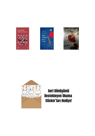 Everest Açıkhava 19 - Doğdum. Kızdım + Her Yerde Kan Var Midi Boy + Hayal + Okuma Sticker'ları