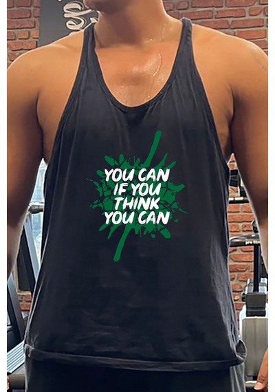 Bluu Thinku Gym Fitness Tank Top Sporcu Atleti