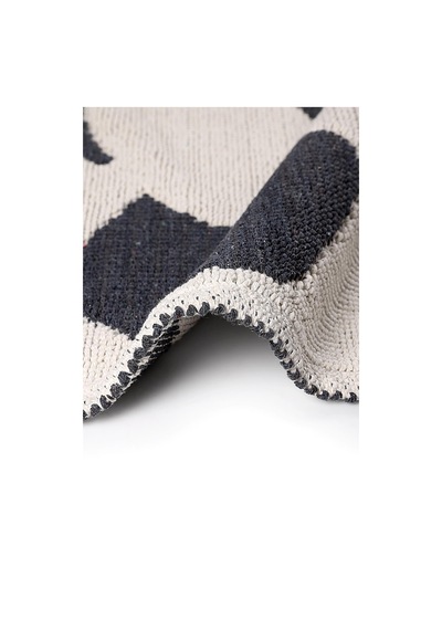 Coolshape Doğal Pamuklu 2'li Banyo Kilim Seti 60x100+50x60 Cm - Antrasit