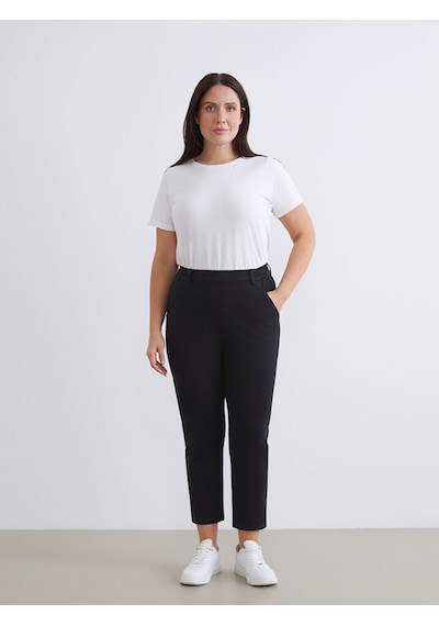 Lcw Grace Siyah Büyük Beden Straight Fit Kadın Jean Pantolon