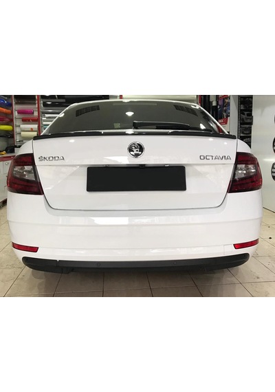 Skoda Octavıa 3 A7 2013-2019 Spoiler Piano Black Bagaj Çıtası