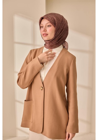 Silk Home Shiny Eşarp 75012-18 Kızıl Kahve